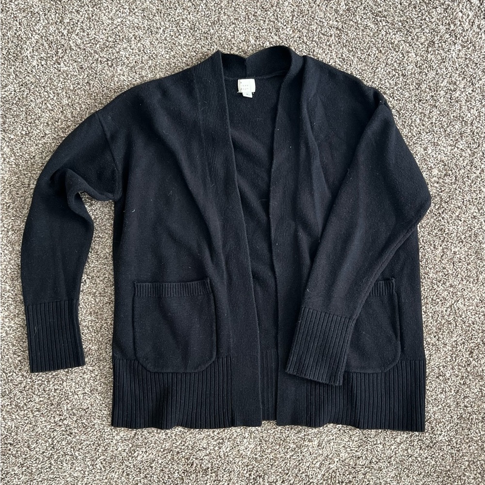 A New Day Black Cardigan Size Medium
